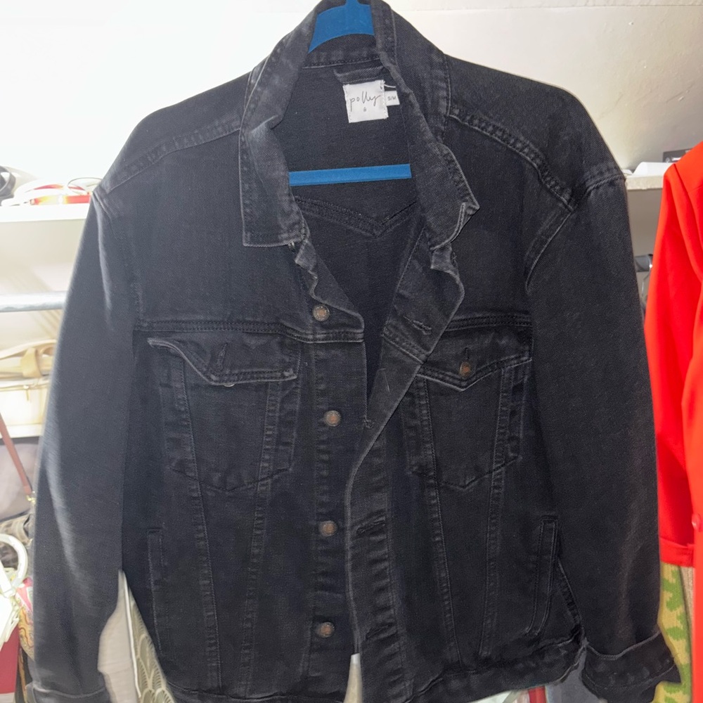 Princess Polly Black Jean Jacket